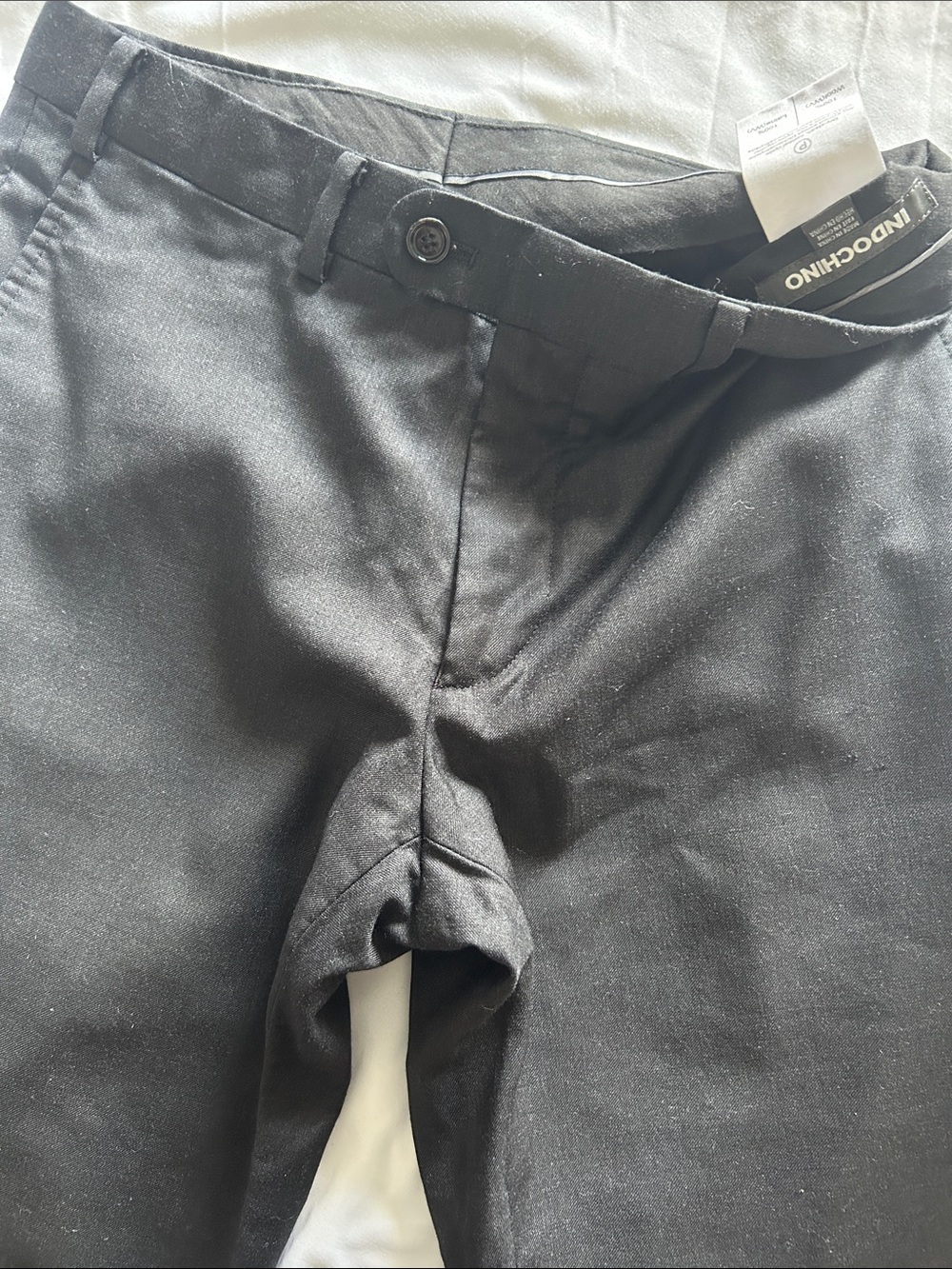 INDOCHINO Men’s Black Dress Pants - Classic Tailored Fit